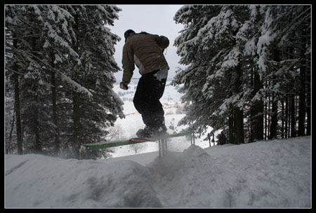 David sur le rail du haut du park en 2006